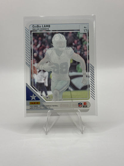 Ceedee Lamb #17 2024 Panini - Clearly Donruss Football