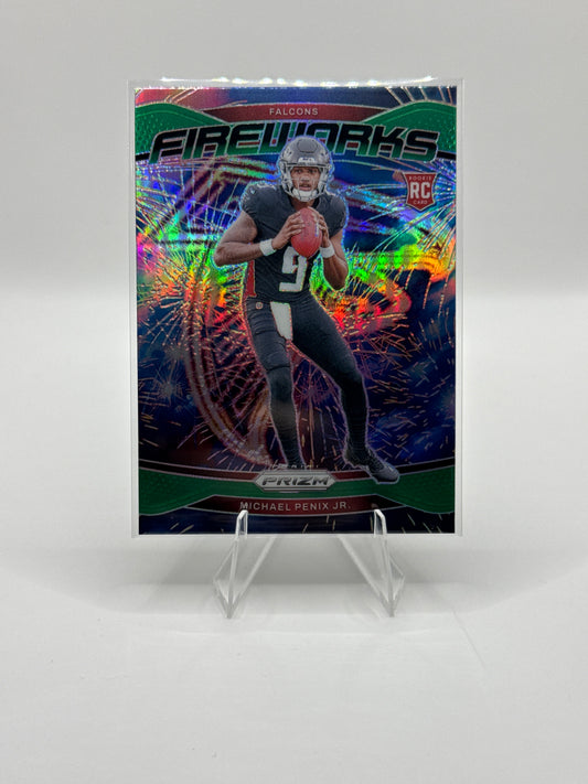 Michael Penix Jr. (Rookie) #16 Fireworks Green