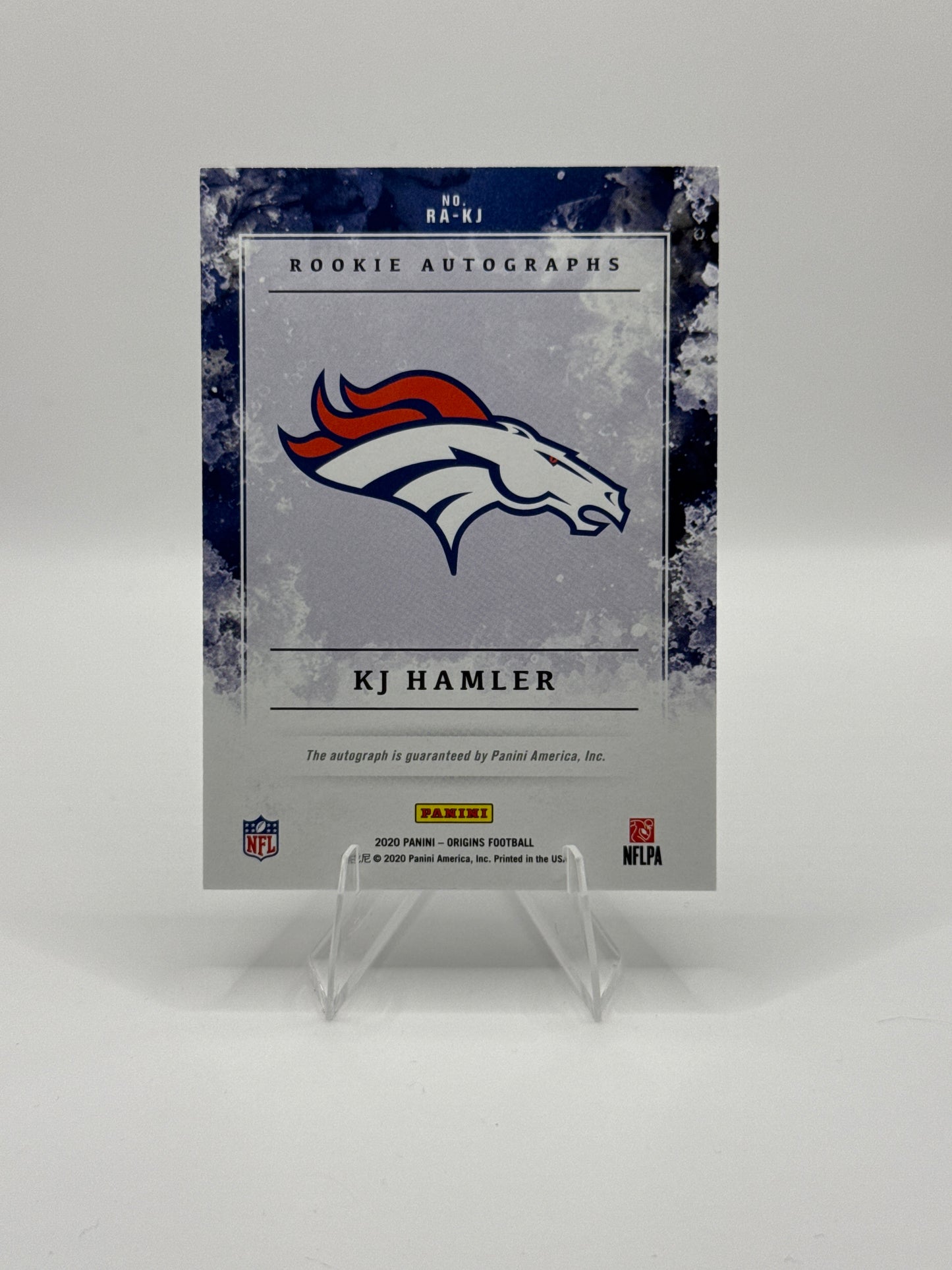 KJ Hamler (Rookie) #RA-KJ Origins Autograph 42/49